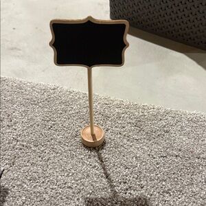 Othr Black and Tan Chalkboard Sign (set of 15)